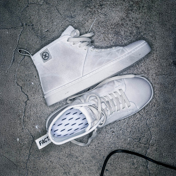 CNTRL - Dirty White Suede Cup Sole Monkey Boot